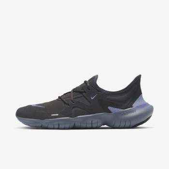 Nike Free RN 5.0 - Férfi Futócipő - Szürke/Sötétkék/Fekete